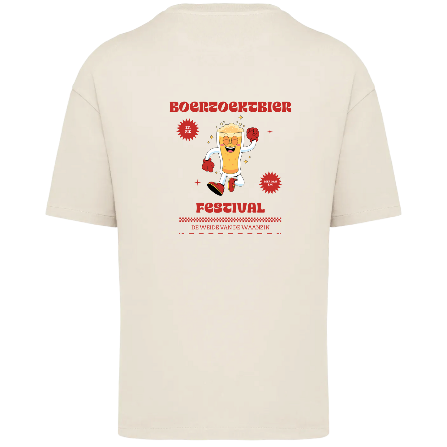 T-shirt - Retro Rood