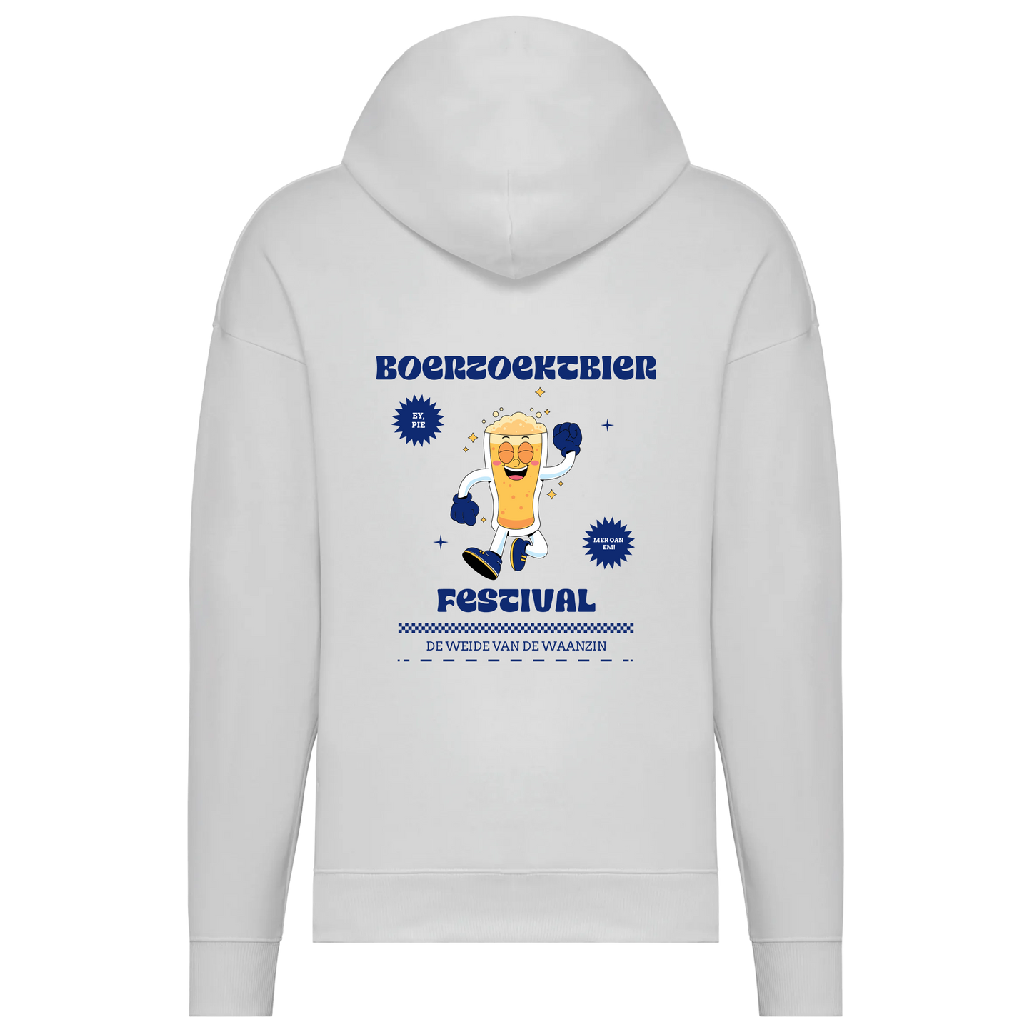 Hoodie - Retro Blauw