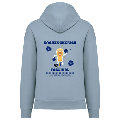 Hoodie - Retro Blauw