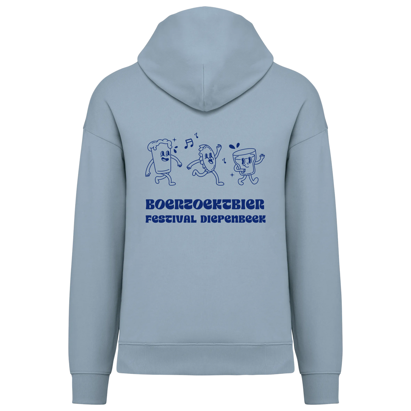 Hoodie - Vintage Blauw