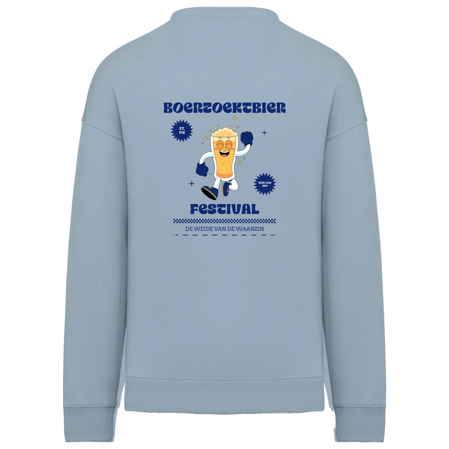 Sweater - Retro Blauw