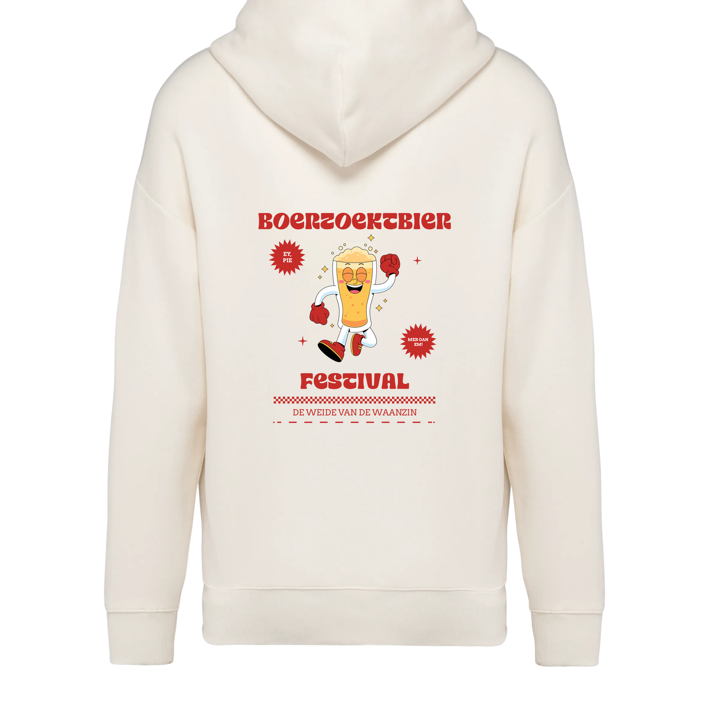Hoodie - Retro Rood