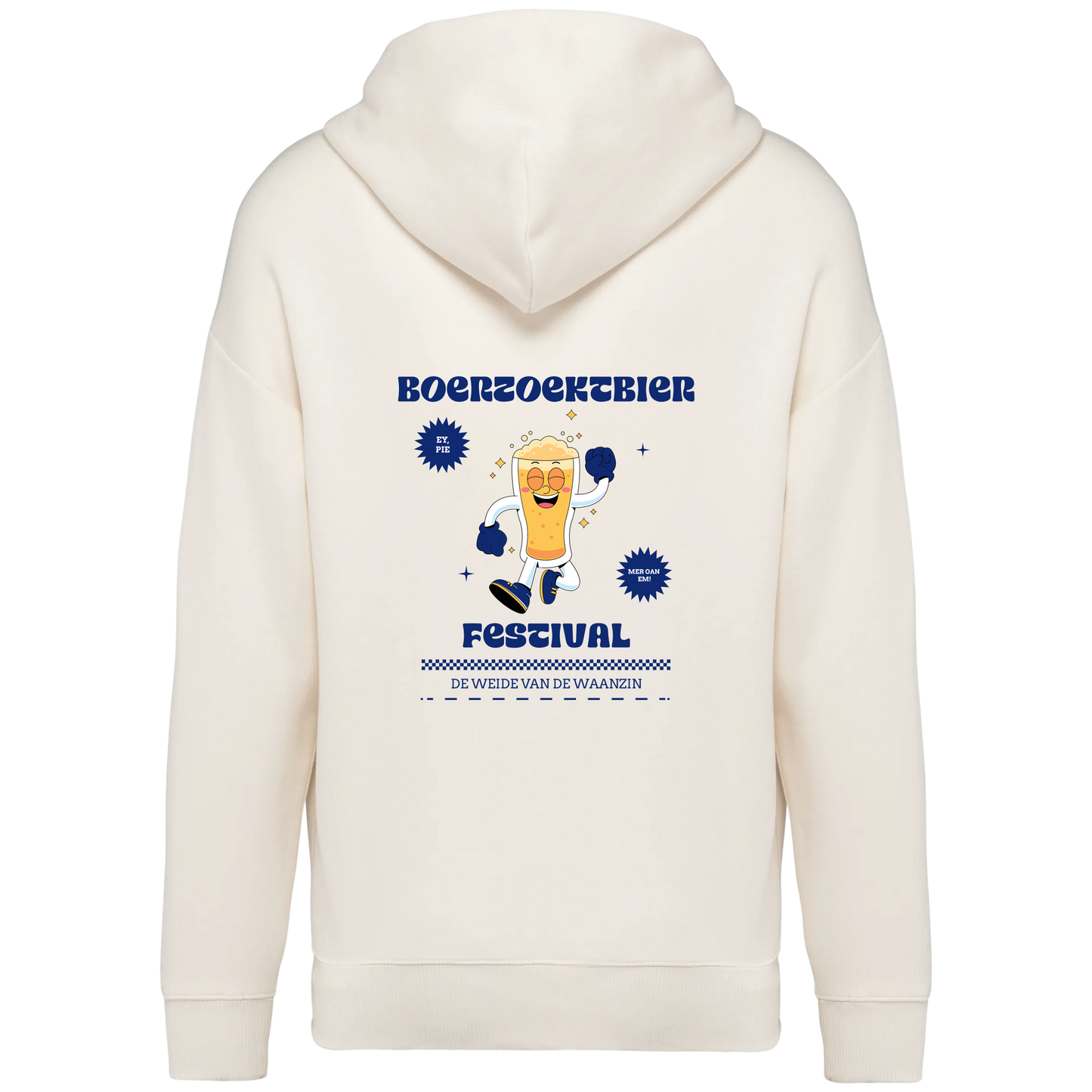Hoodie - Retro Blauw
