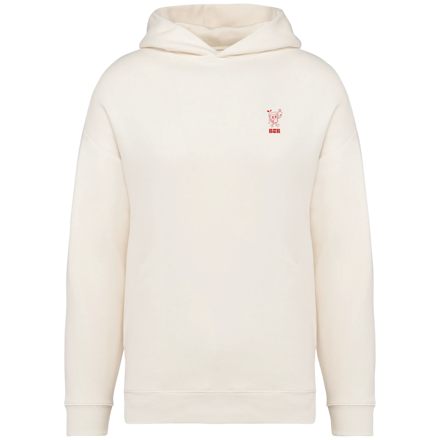 Hoodie - Vintage Rood