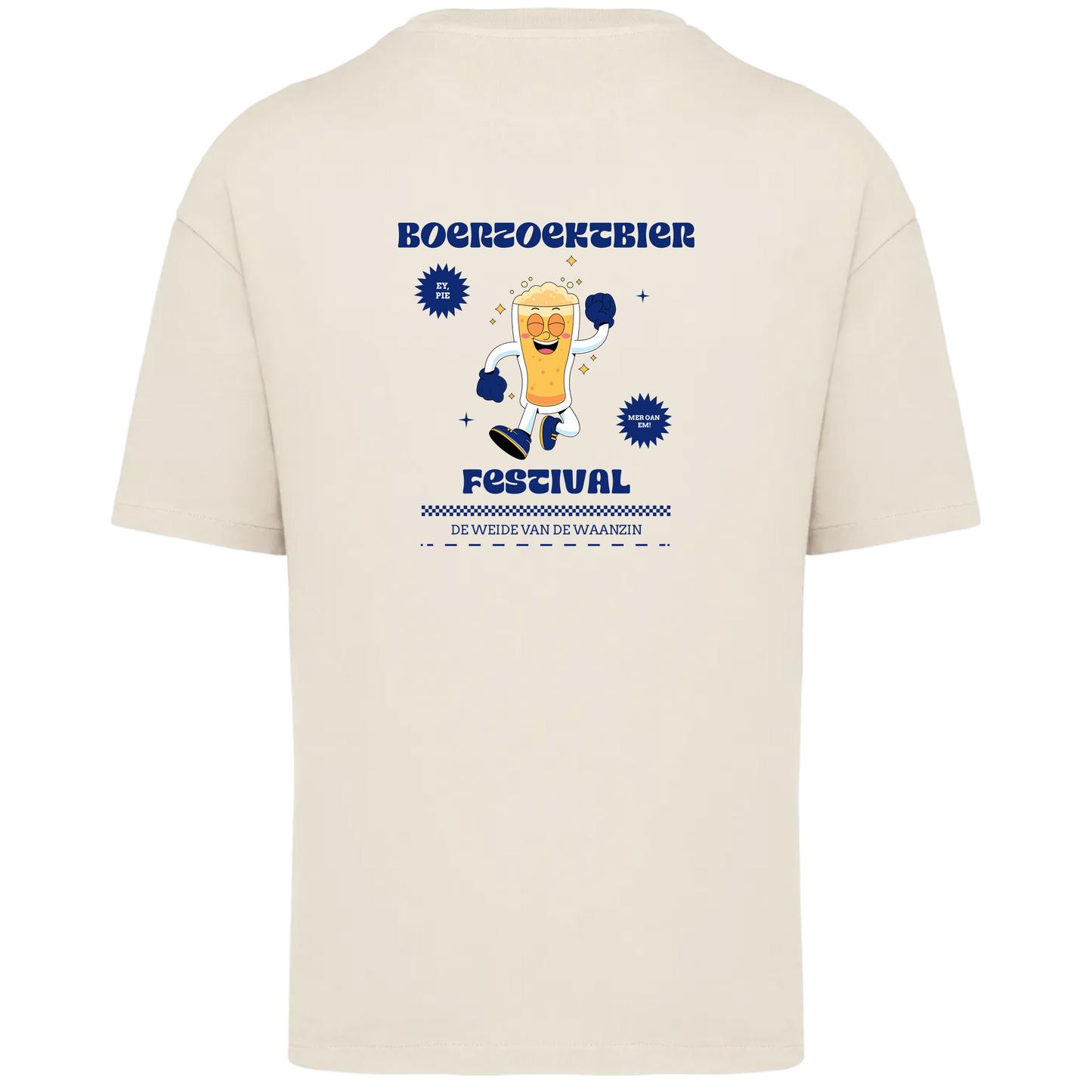T-shirt - Retro Blauw