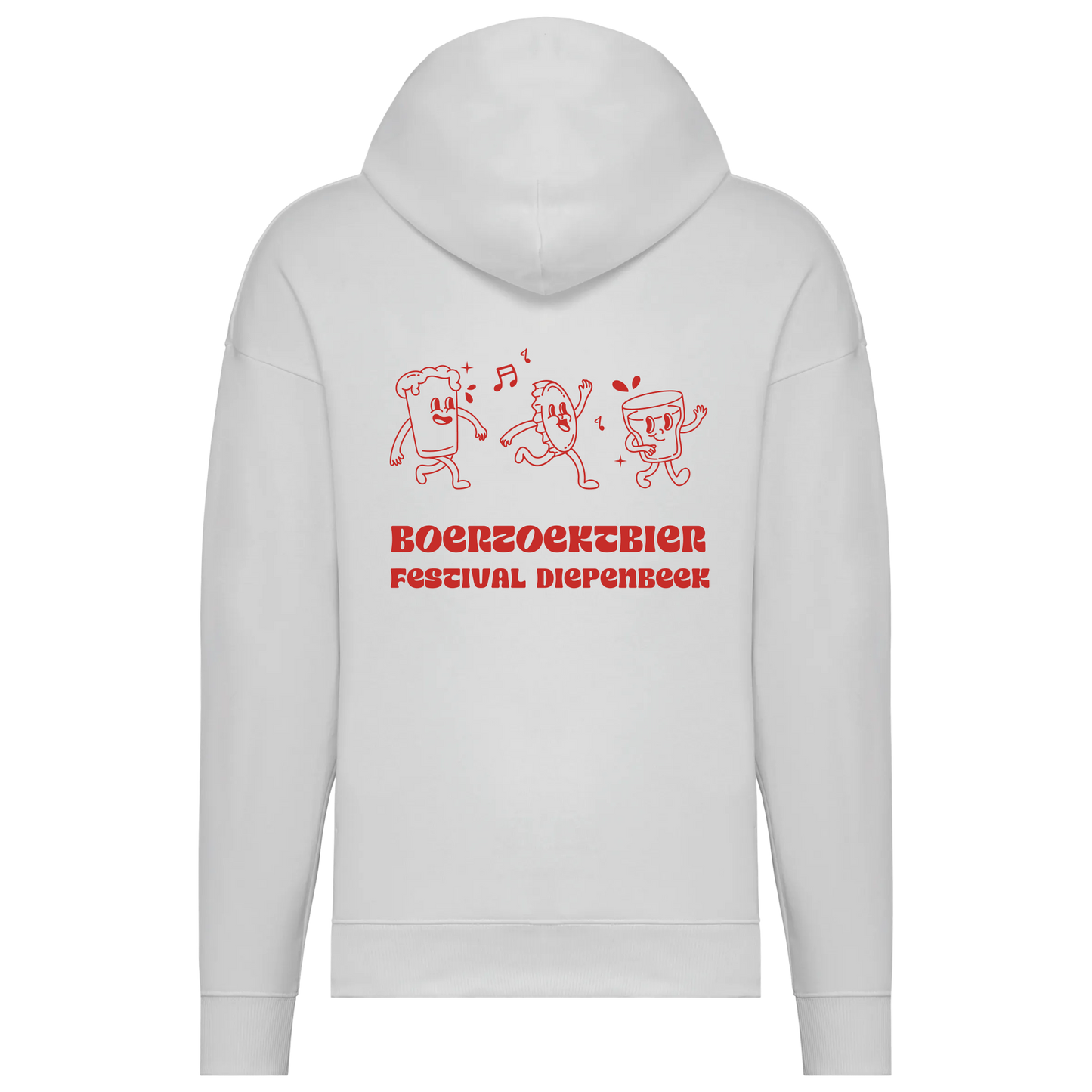 Hoodie - Vintage Rood