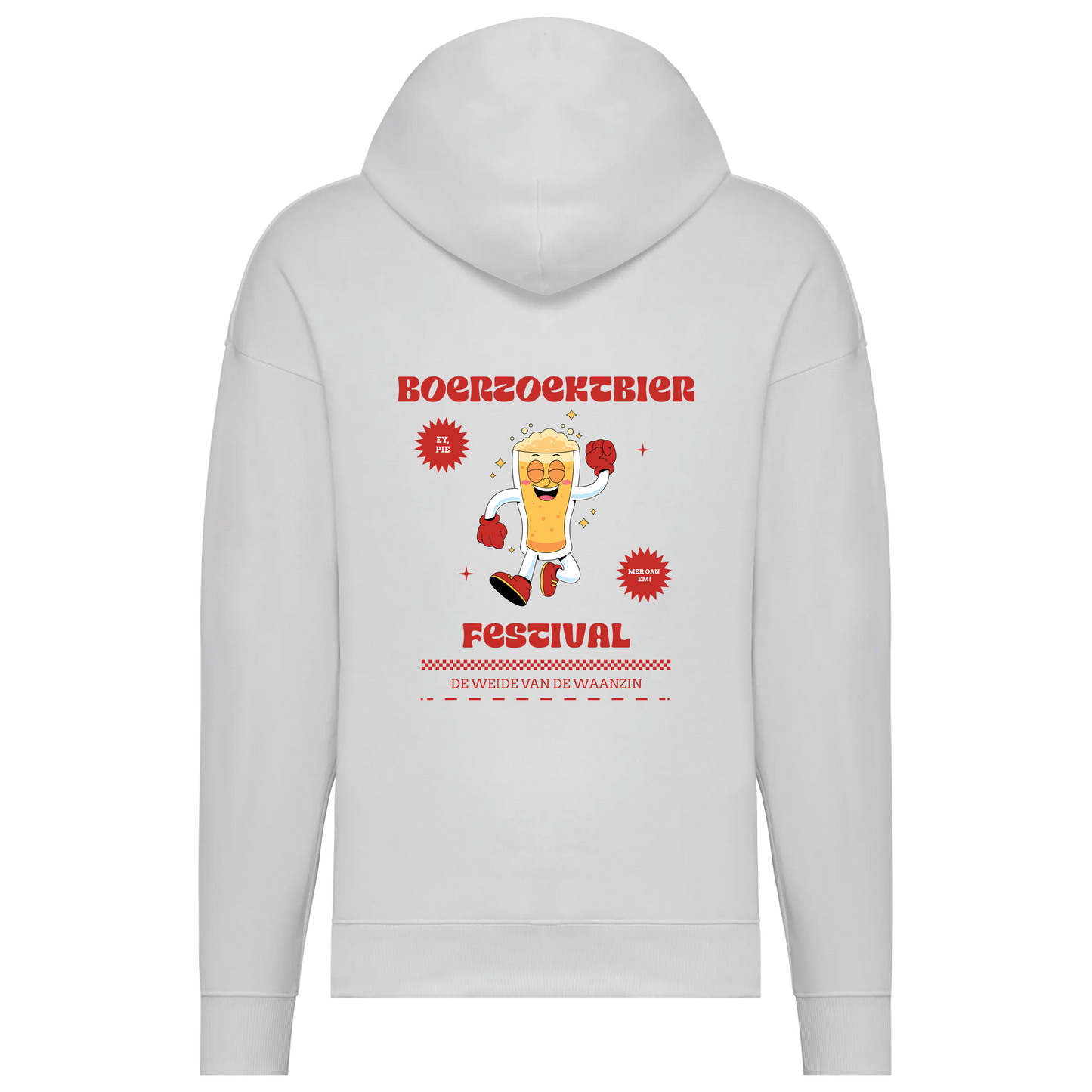 Hoodie - Retro Rood