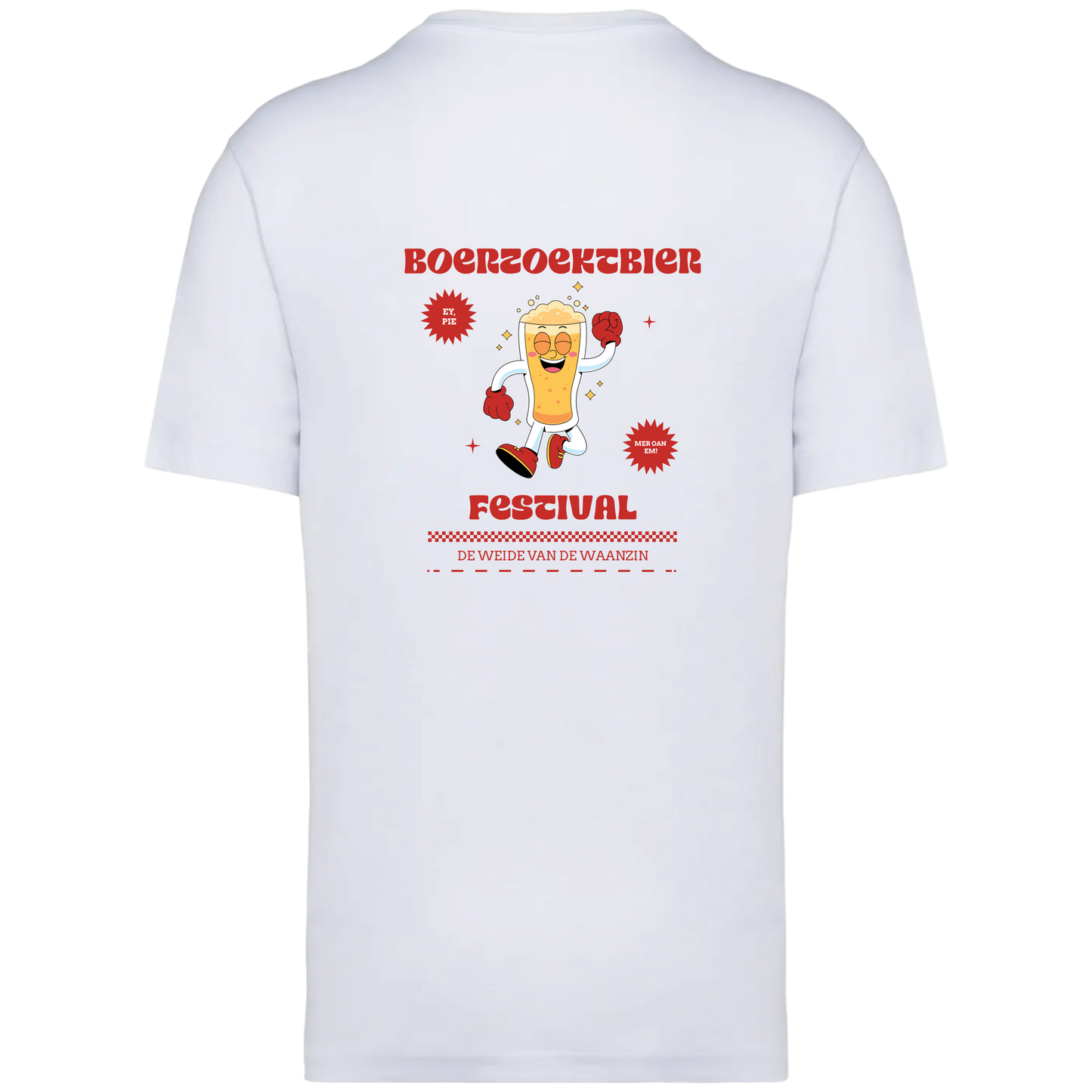 T-shirt - Retro Rood