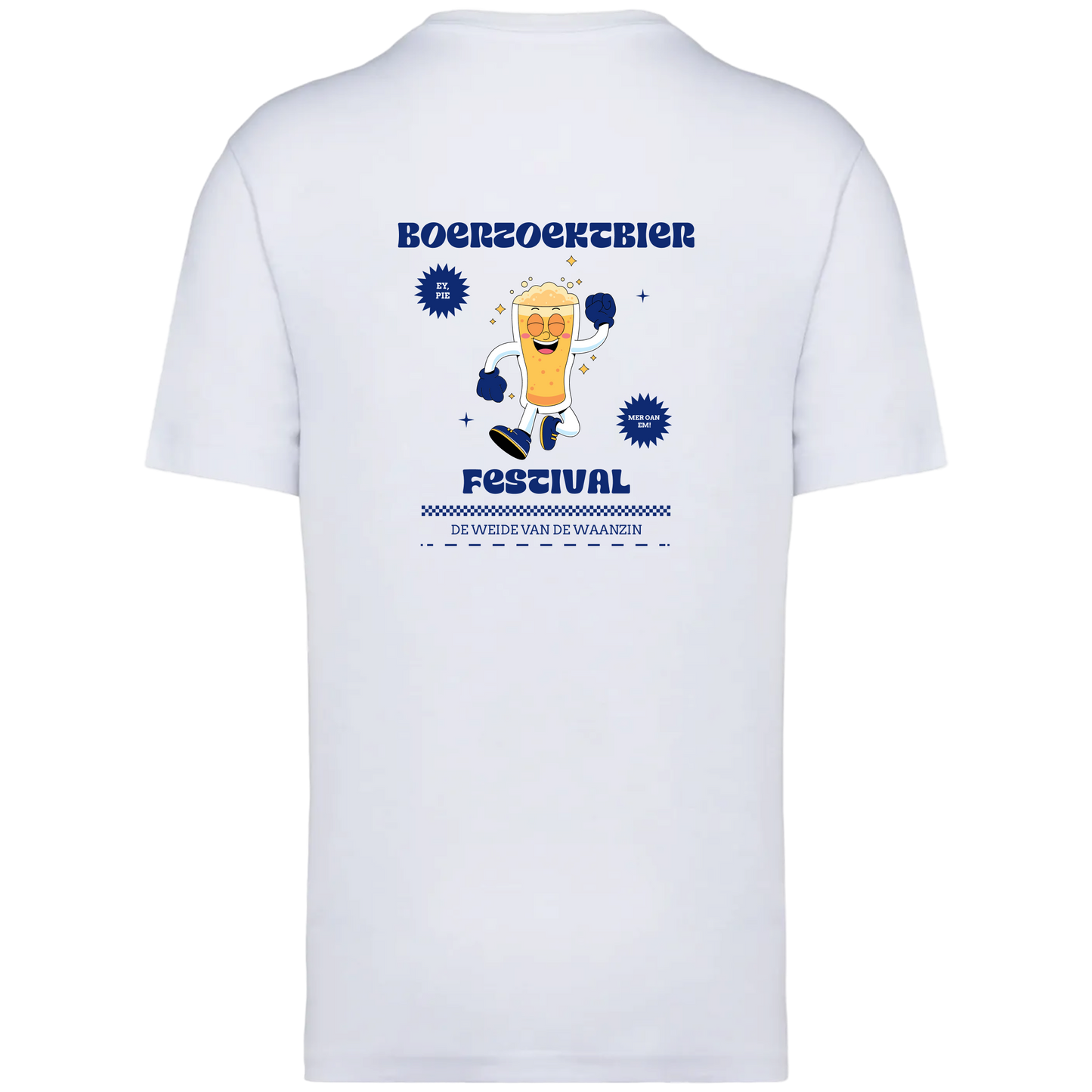T-shirt - Retro Blauw